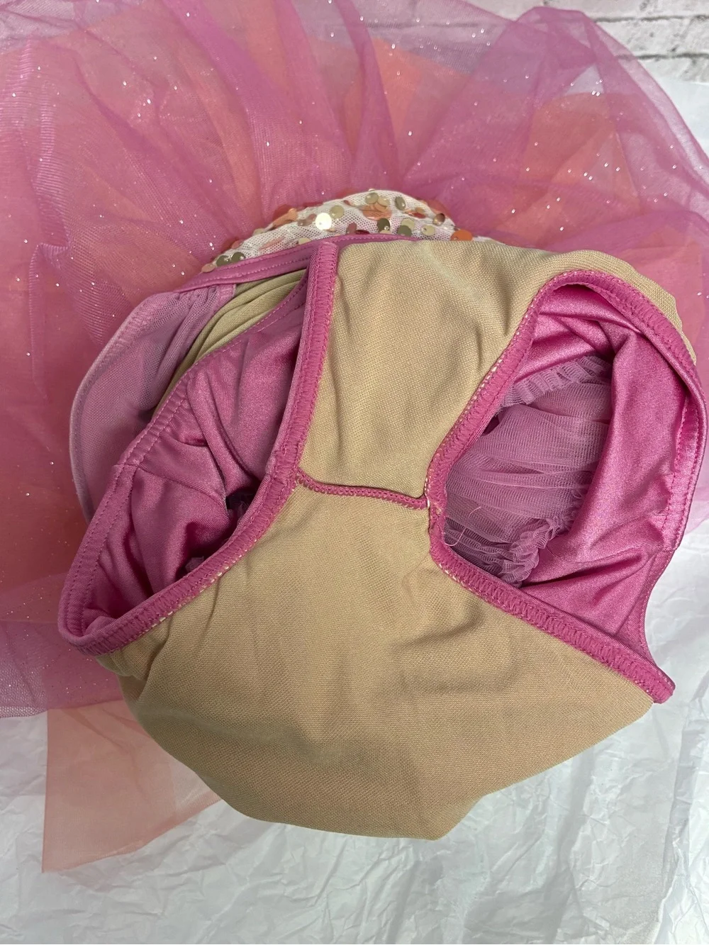 Weissman Showtime Lilac Ballet Dance Costume 7/8 Hair Pin Pageant Sequin #18695